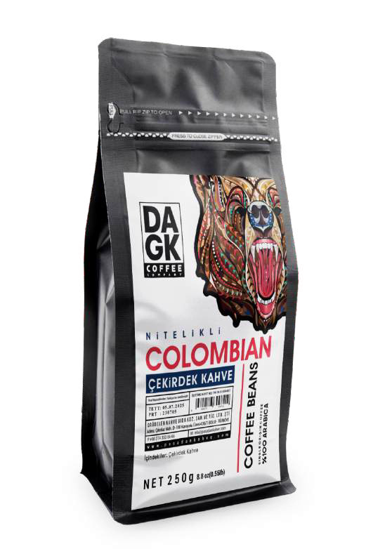 DAGK Single Origin Colombian Kahve Torba Ambalajı